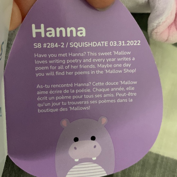 Squishmallows Hanna the hippo - Picture 5 of 5